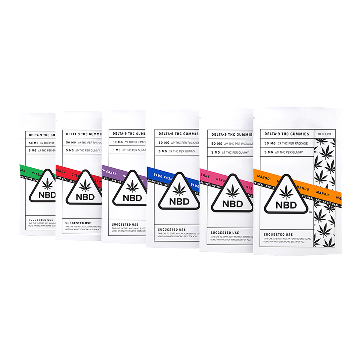 NBD THC Gummies - Single Flavors