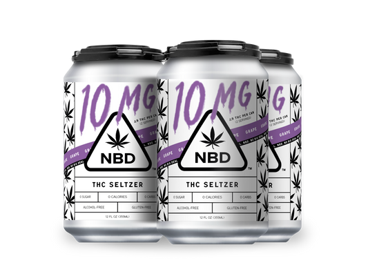 NBD THC Infused Seltzer - 10mg Cans
